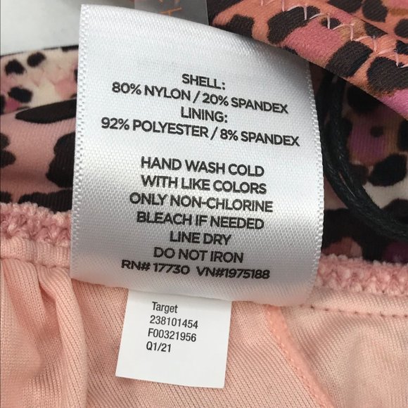 Shade And Shore Women's Sz. Small 4-6 Tall Triangle Bikini Swim Top Animal Print - Picture 7 of 14